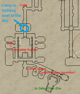 Kor-Sha Laboratory Southwestern Map